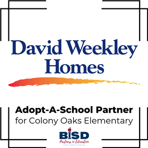 David Weekly Homes - Adopt-A-School partner for COE